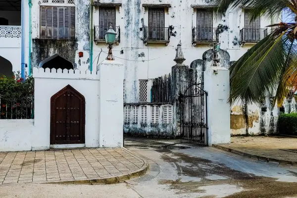 The People’s Palace museum building in Zanzibar.